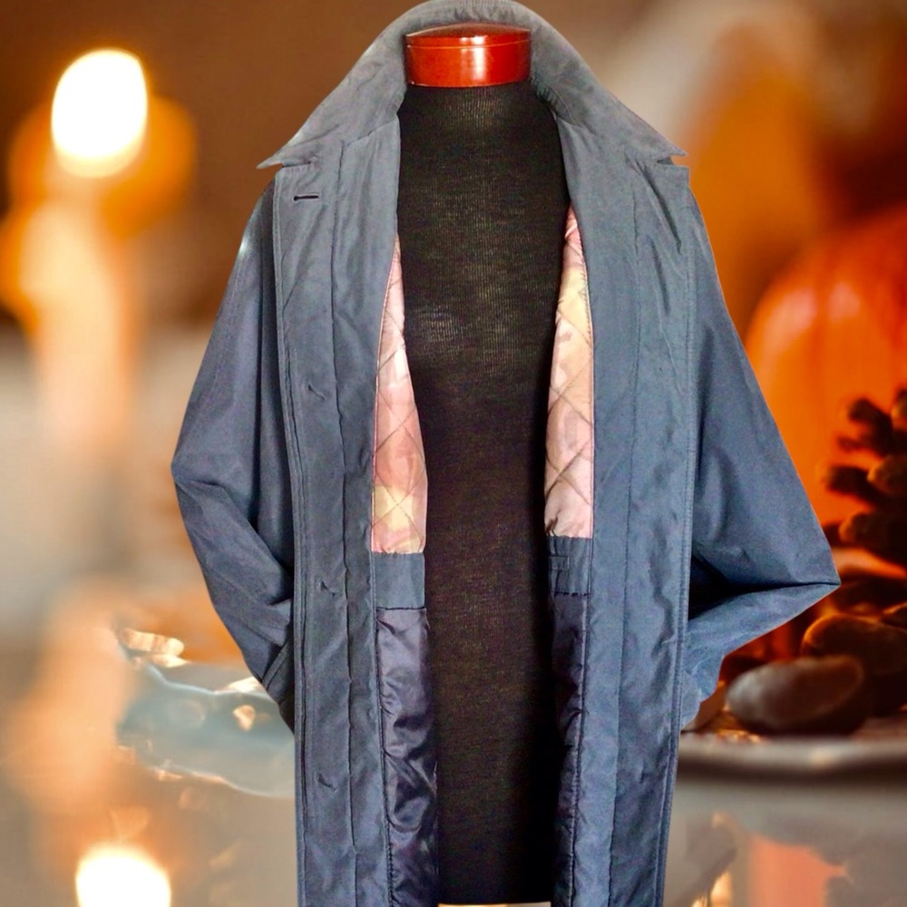 PUNTA ROMA fromSPAIN Women’s(M) Grey Jacket/Coat/Parka 3/4 Length W/Hoodie 36.00
